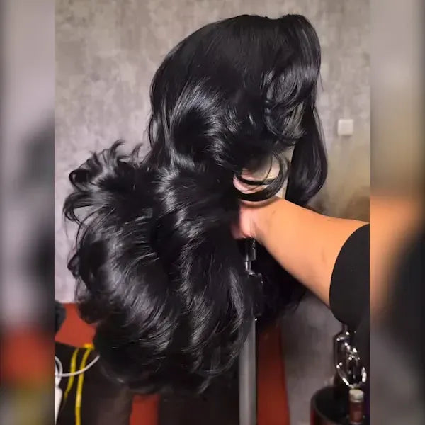 Layered Cut Glueless Loose Body Wave 6×5 HD Lace Wig Pre-Everything Human Hair Wigs