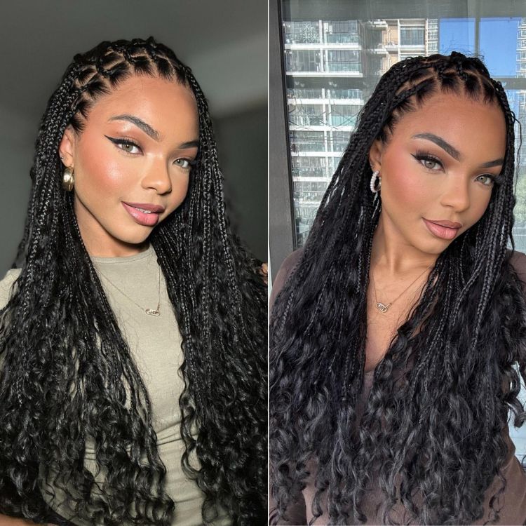 [New Arrival] 🔥Real Scalp Knotless Braided Wig – Lightweight Fit