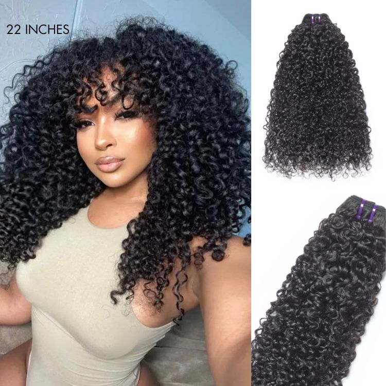 Messy Burmese Curly Bundles 100% Premium Remy Human Hair Bundles 1pc / 3pcs