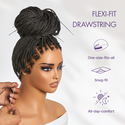 [New Arrival] 🔥Real Scalp Knotless Braided Wig – Lightweight Fit