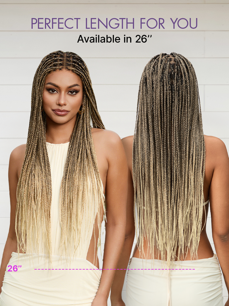 [New Arrival] 🔥Real Scalp Knotless Braided Wig – Lightweight Fit