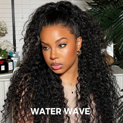 Sale Happening Now: 50% OFF – Pre-Cut Lace Kinky Straight 360 Full Lace Frontal Glueless Wig with a Hidden Adjustable Fit System, Pre-Plucked Human Hair Wig