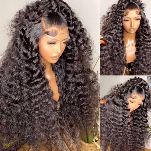 Loose Deep Wave Wig 13x4 Lace Front Wigs Glueless Brazilian Virgin Human Hair Wig