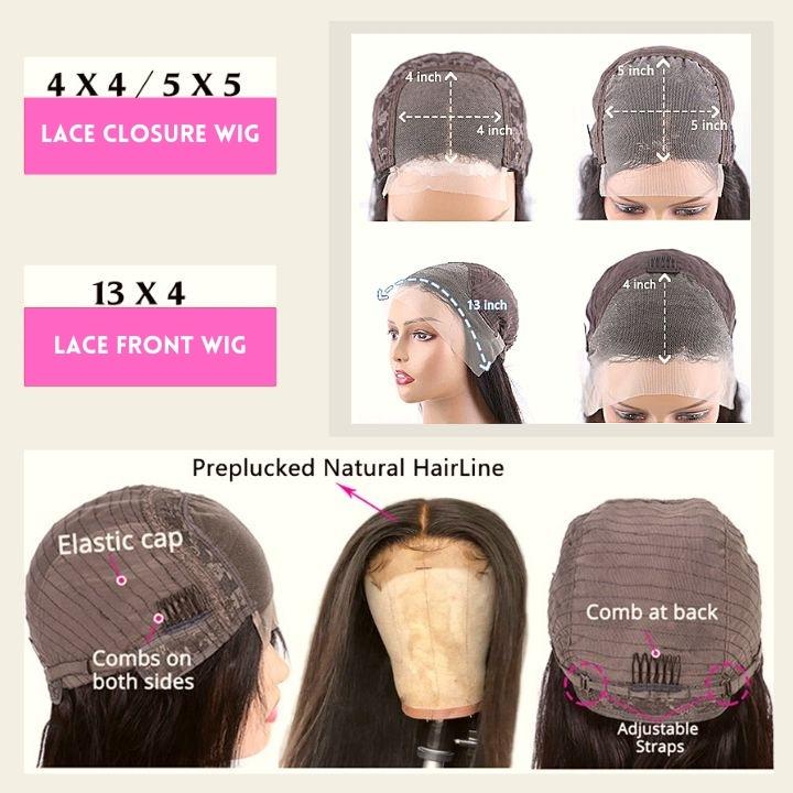 Geeta Ginger Color Lace Front Wig Body Wave 13x4/4x4 HD Lace Human Hair Wigs Ombre Colored Wigs With Dark Roots