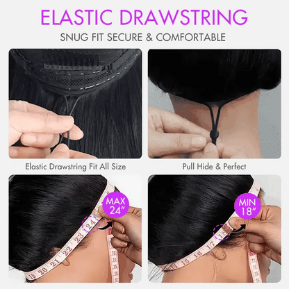 Flash Sale 6×5 13×6 Pull Go Glueless Wig Body Wave Pre-everything 100% Natural Hairline 250% Density