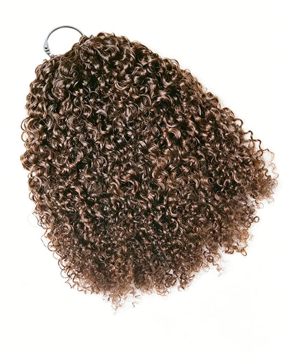 2026 New ✨ Chocolate Brown Curly Crochet Hair – Soft Lightweight Defined Curls