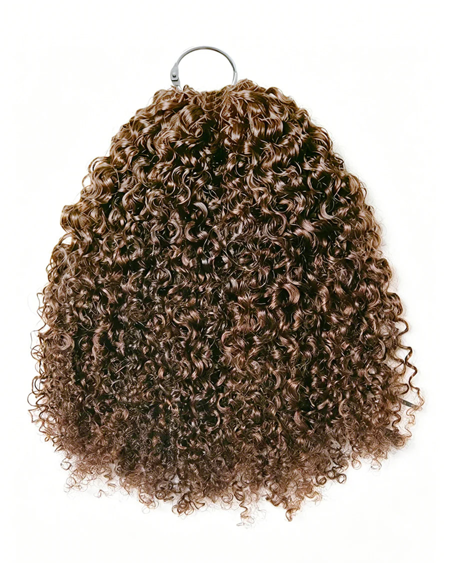 2026 New ✨ Chocolate Brown Curly Crochet Hair – Soft Lightweight Defined Curls