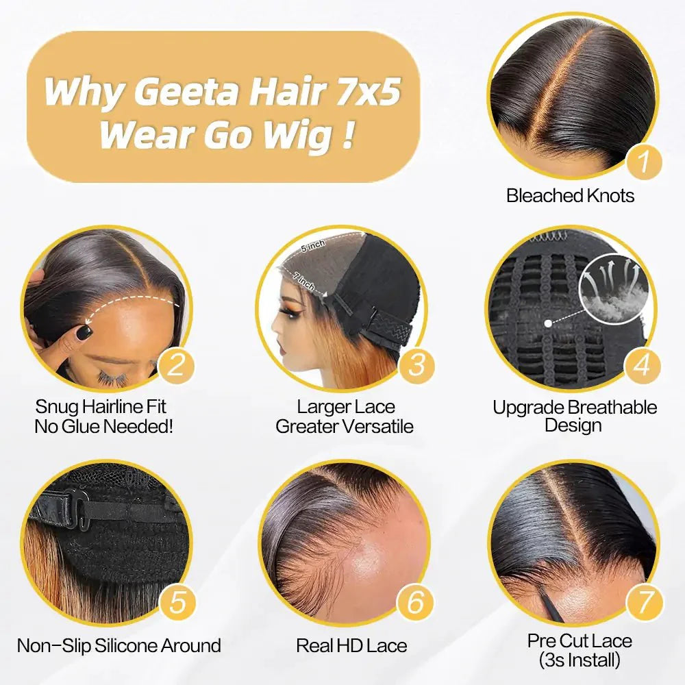 Glueless Wig Fluffy Kinky Curly 7x5 Pre Cut Lace Front Wigs Pre Plucked Natural Hairline 180% Density Flash Sale
