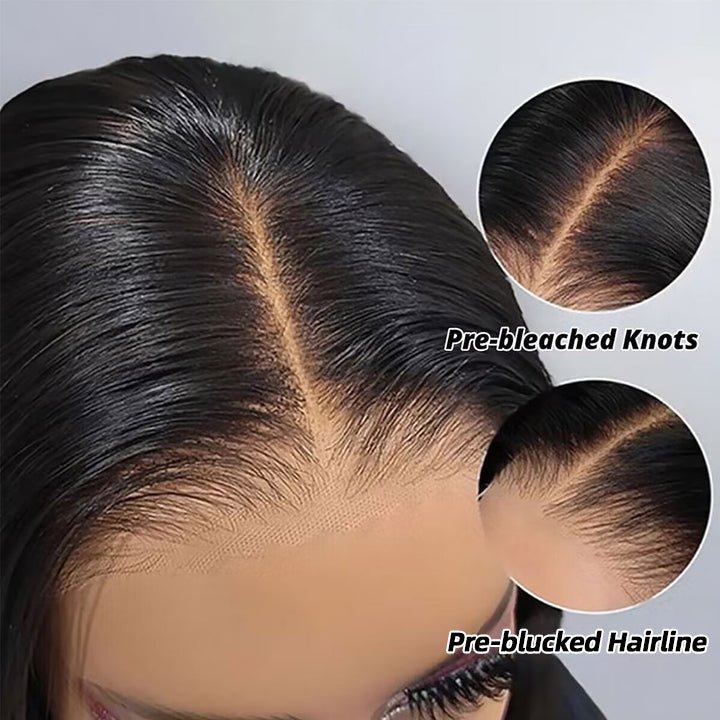 Glueless Wig Fluffy Kinky Curly 7x5 Pre Cut Lace Front Wigs Pre Plucked Natural Hairline 180% Density Flash Sale