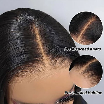 Glueless Wig Fluffy Kinky Curly 7x5 Pre Cut Lace Front Wigs Pre Plucked Natural Hairline 180% Density Flash Sale
