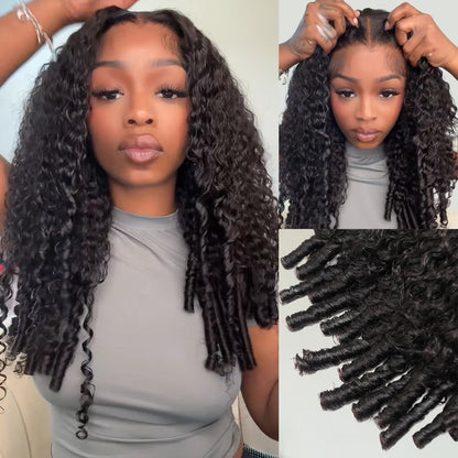 Burmese Curly 13x4 Lace Front Wig 100% Human Hair Wigs Curly Hair Pre Plucked Hairline Flash Sale