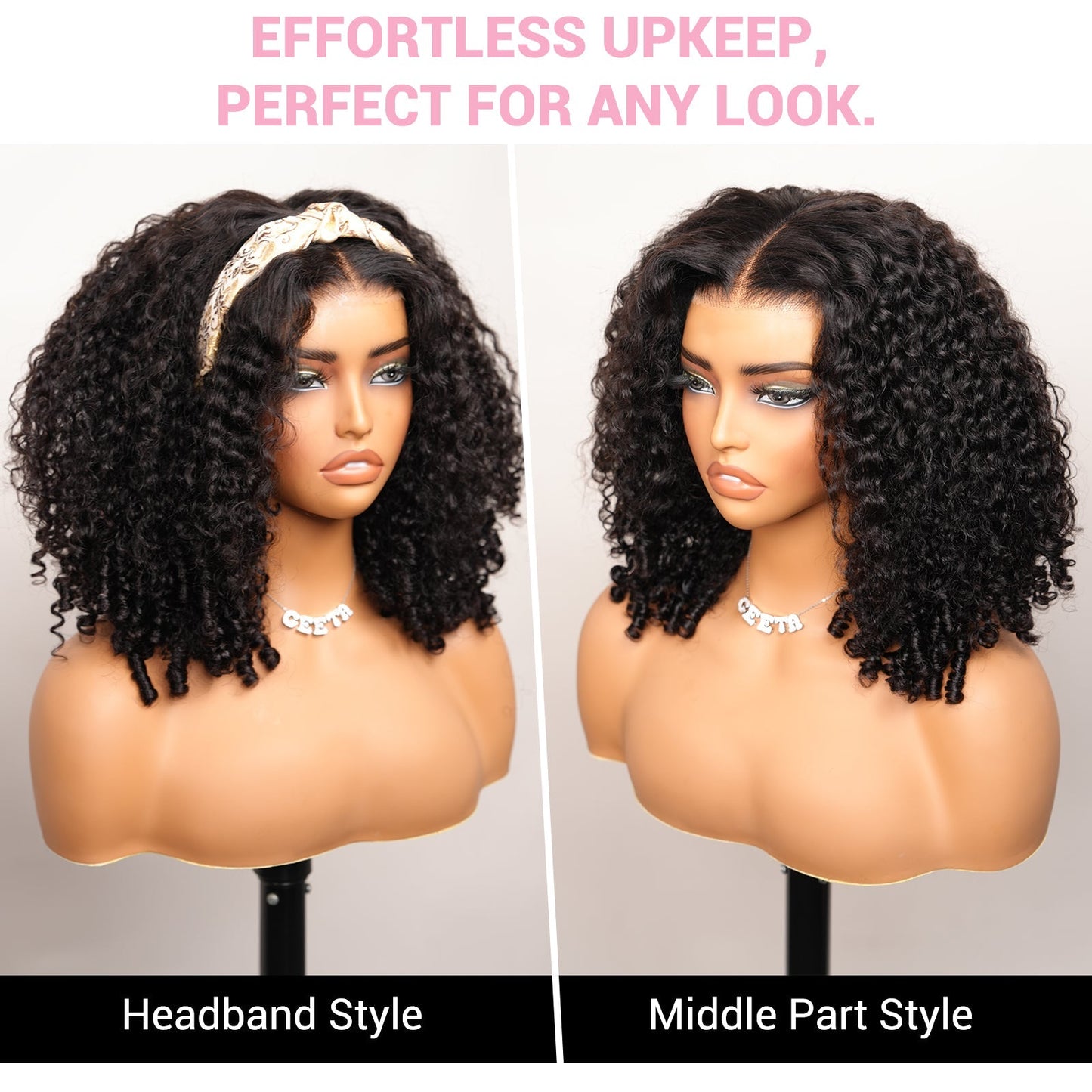 Burmese Curly 13x4 Lace Front Wig 100% Human Hair Wigs Curly Hair Pre Plucked Hairline Flash Sale