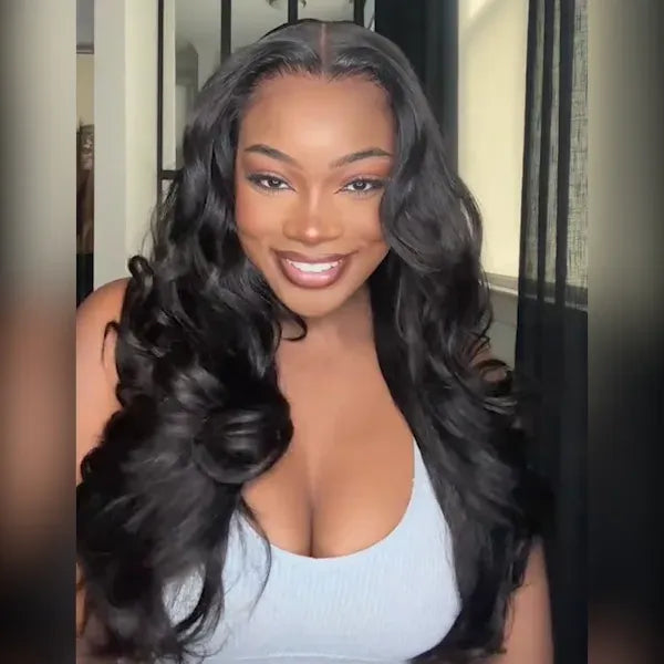 Layered Cut Glueless Loose Body Wave 6×5 HD Lace Wig Pre-Everything Human Hair Wigs